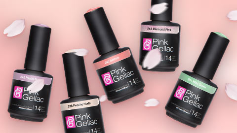 colores esmalte gel permanente Pink Gellac